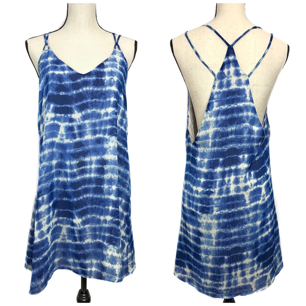{Impeccable Pig} Tie Dye Rayon Dress, Large